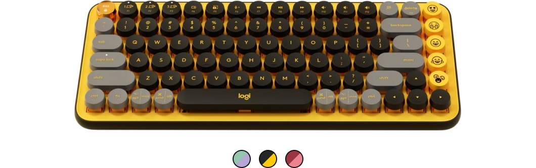 Logitech pop keys yellow 1 opt