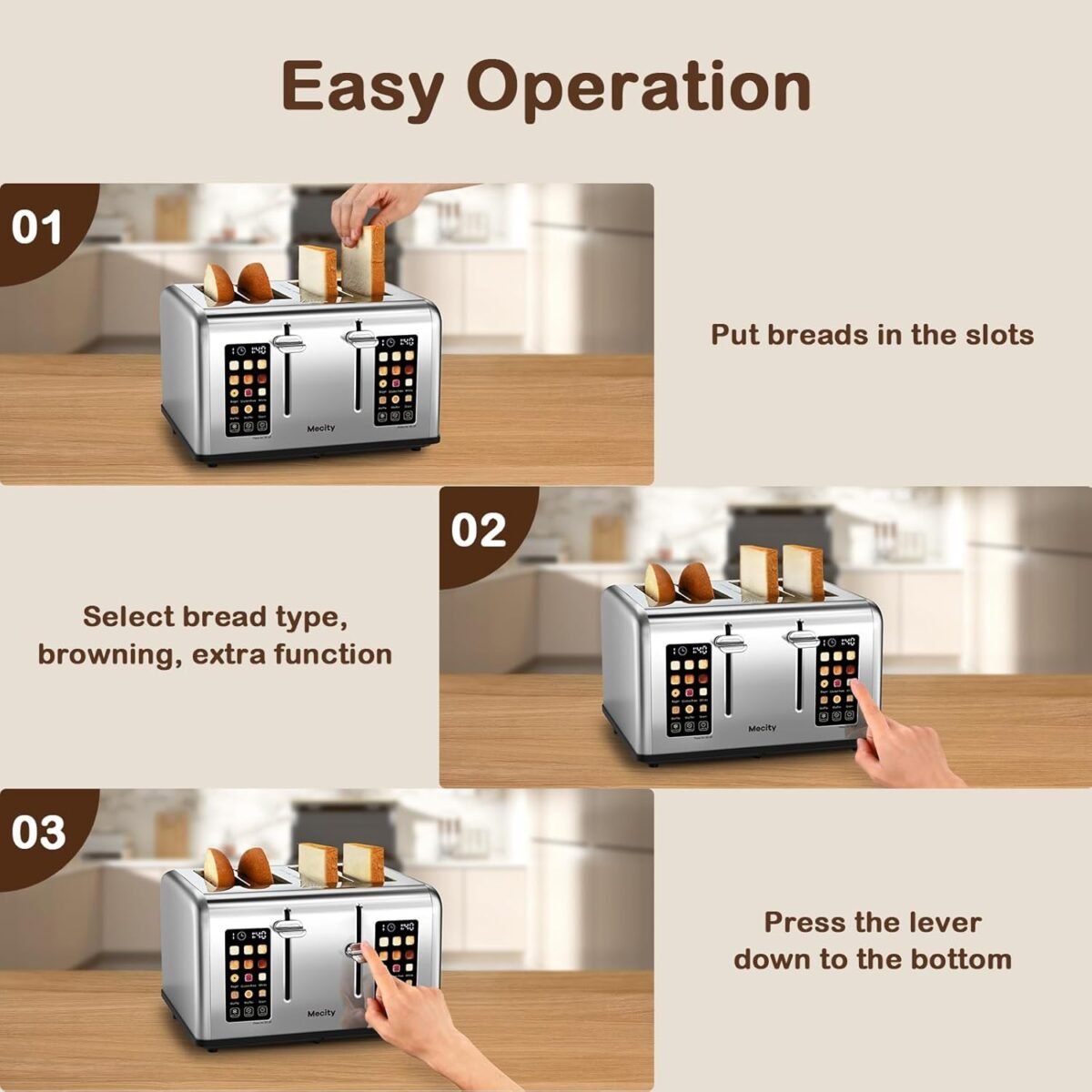 1746643595 mecity 4 slice toaster with touch screen control 4 wide slots stainl.jpg