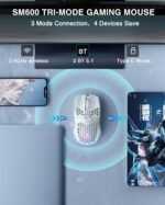 1746644319 sm600 white wireless gaming mouse8000 dpi tri modes bt5.1type c wire.jpg