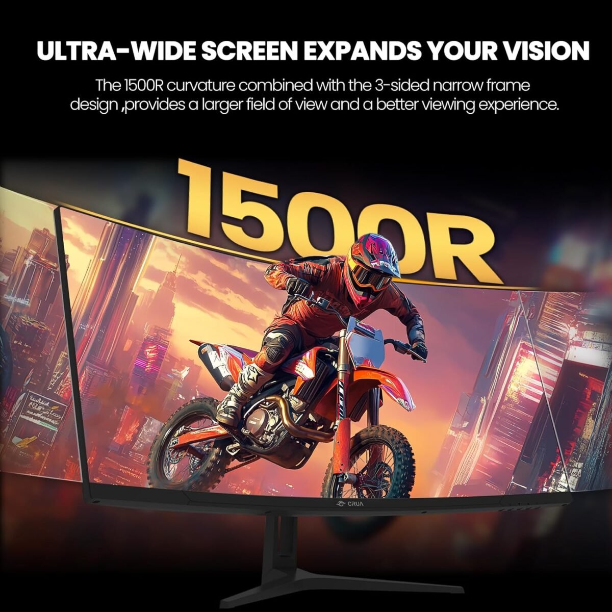 1746704165 crua 34 curved gaming monitor wqhd 3440x1440 144hz165hz computer m.jpg