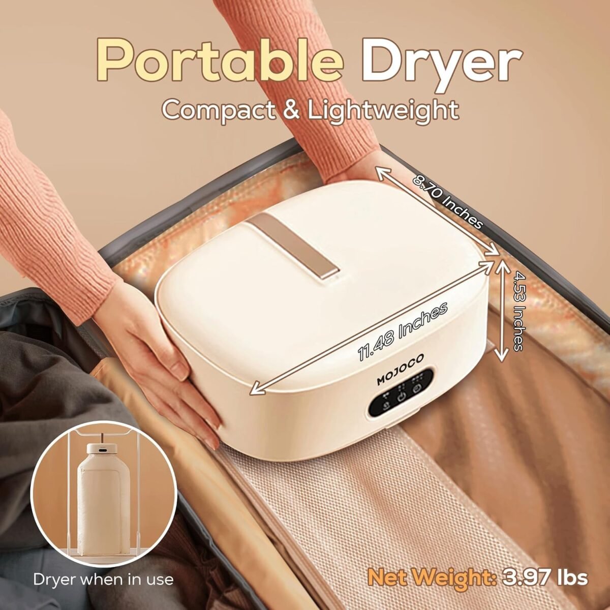 1746785823 mojoco portable clothes dryer for apartment rv travel premium mini.jpg