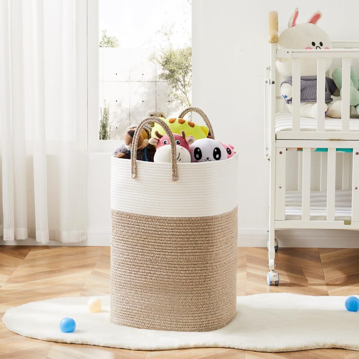 1746785895 laundry basketwoven cotton rope laundry hamper sorters60l versatile.jpg