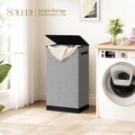 1746785907 soledi laundry hamper with lid 100l large tall collapsible laundry b.jpg