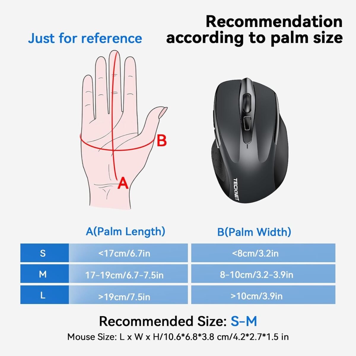 1746791108 tecknet wireless mouse bt5.03.0 2.4g rechargeable 4800 dpi silent.jpg