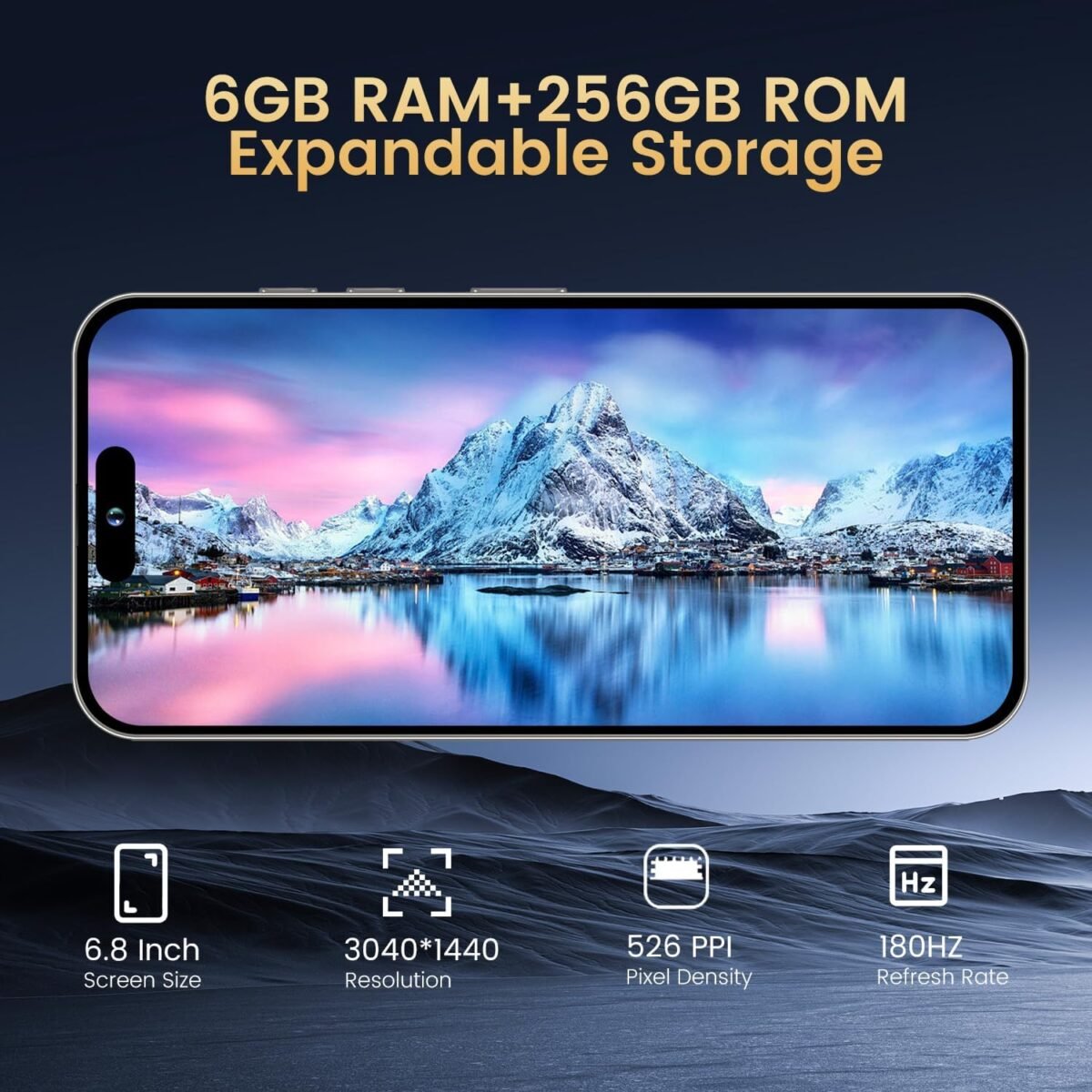 1746811360 unlocked android phone a15 promax android 13 cell phone with dynamic i.jpg