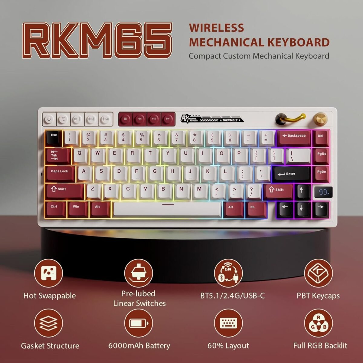 1746825548 rk royal kludge m65 wireless mechanical keyboard with volume knob 60.jpg