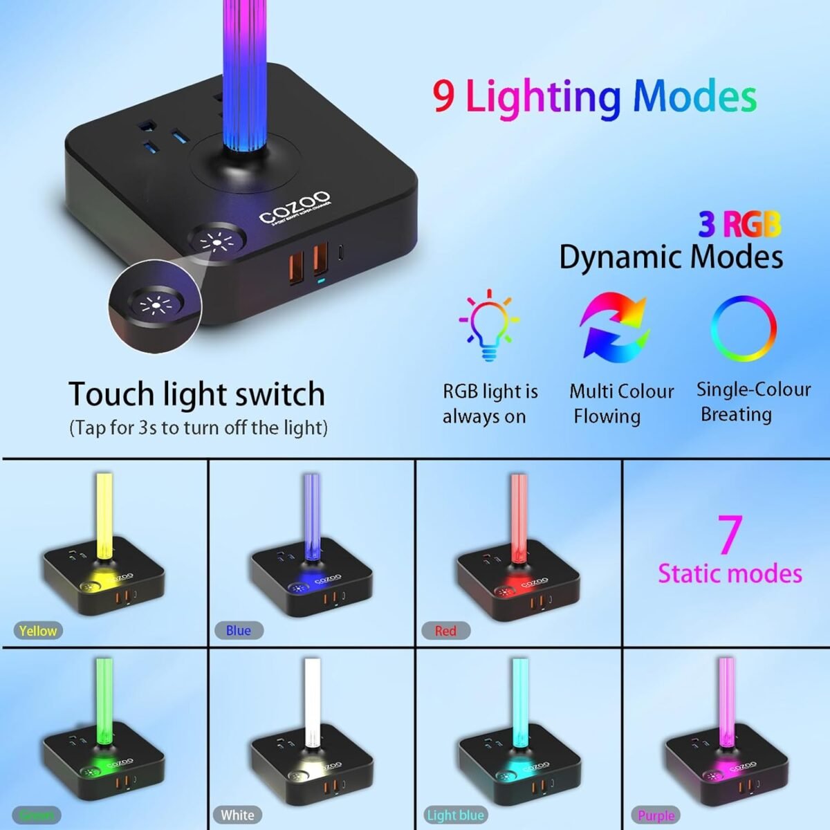 1746825903 rgb headphone stand with usb charger cozoo desktop gaming headset hold.jpg