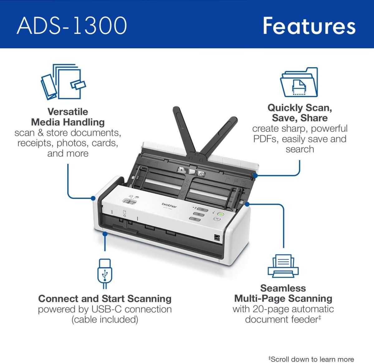 1746911067 brother ads 1300 compact desktop scanner scan speeds of up to 30ppm.jpg