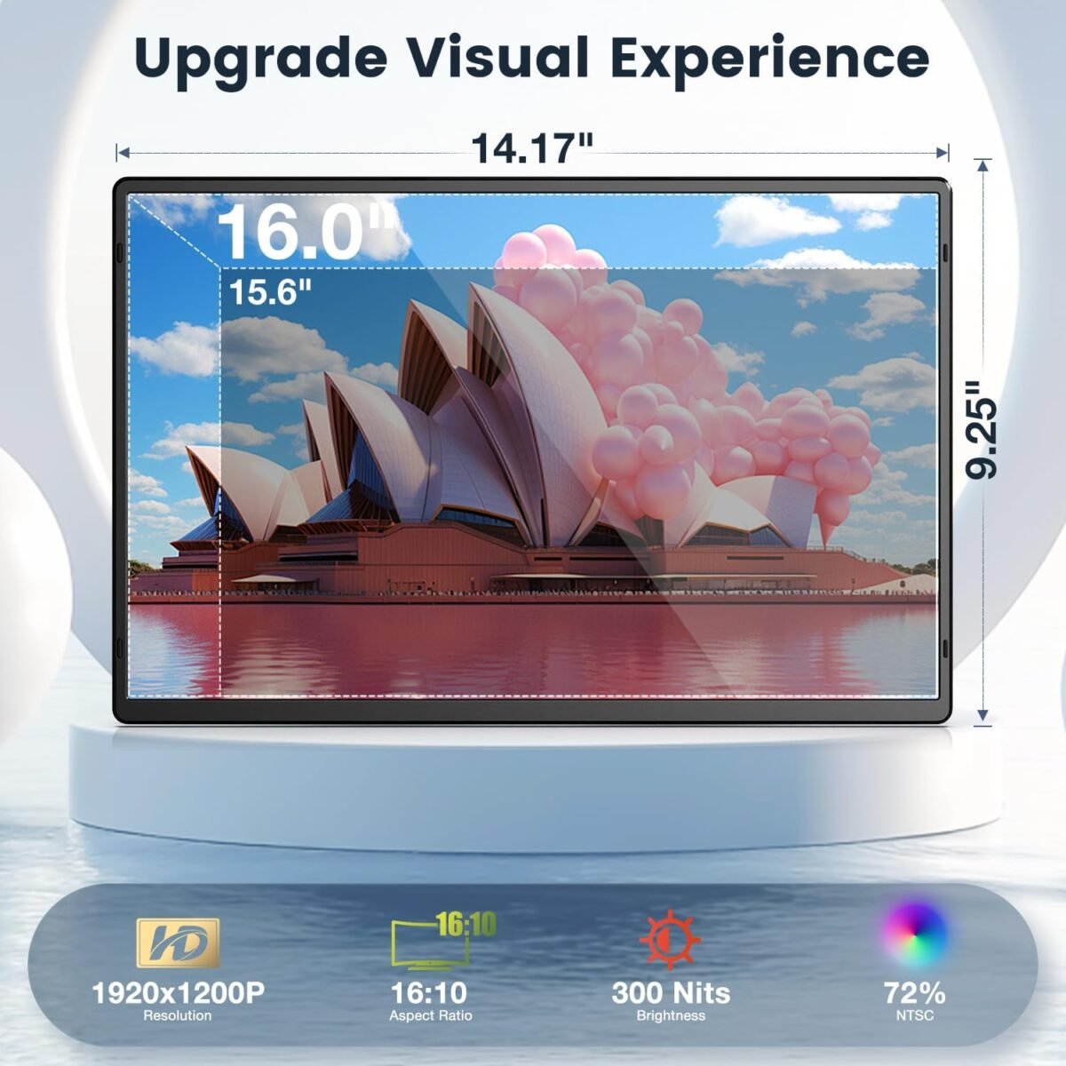 1747082781 portable monitor 16 inch fhd 1200p 360° rotating detachable stand p.jpg