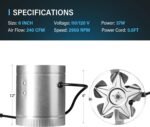 1747250104 ipower 6 inch 240 cfm inline duct fan with low noise booster exhaust.jpg