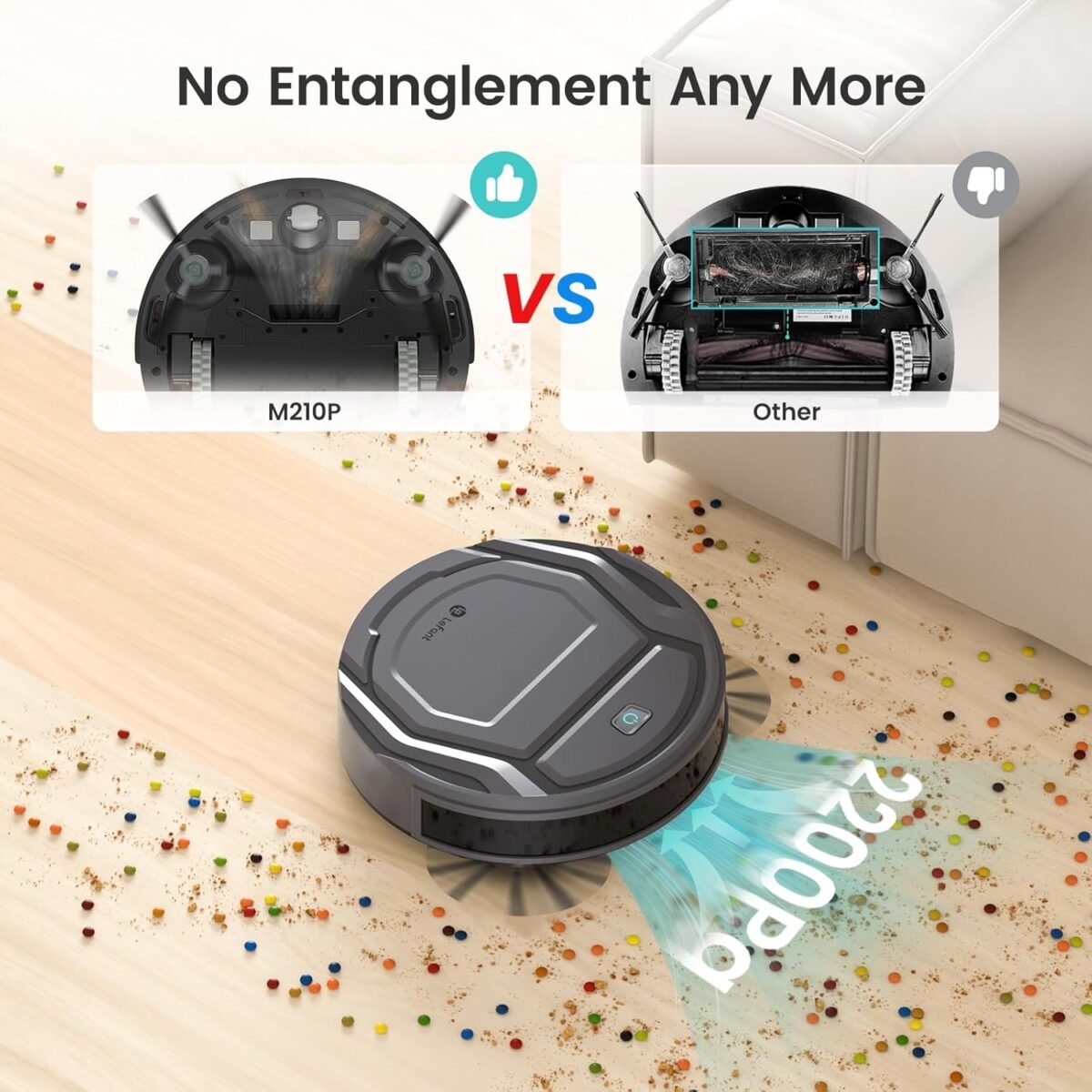 1747272720 lefant m210 pro robot vacuum slim quiet 3 adjustable suction level.jpg