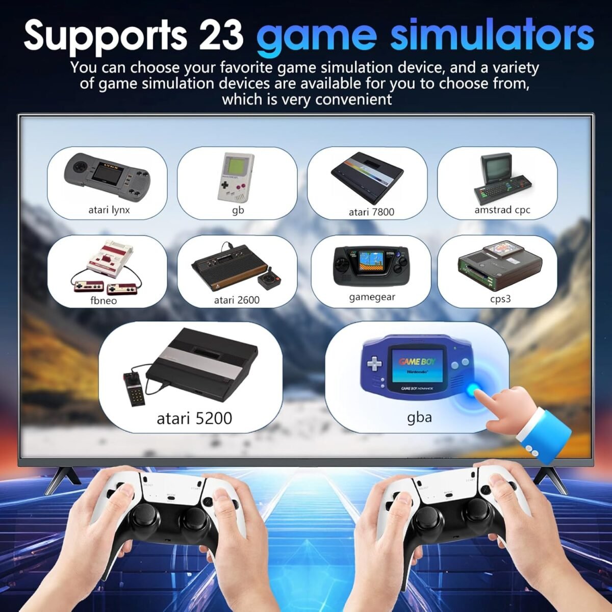 1747349096 2025new wireless retro game console40000games and 23 emulators，plug.jpg