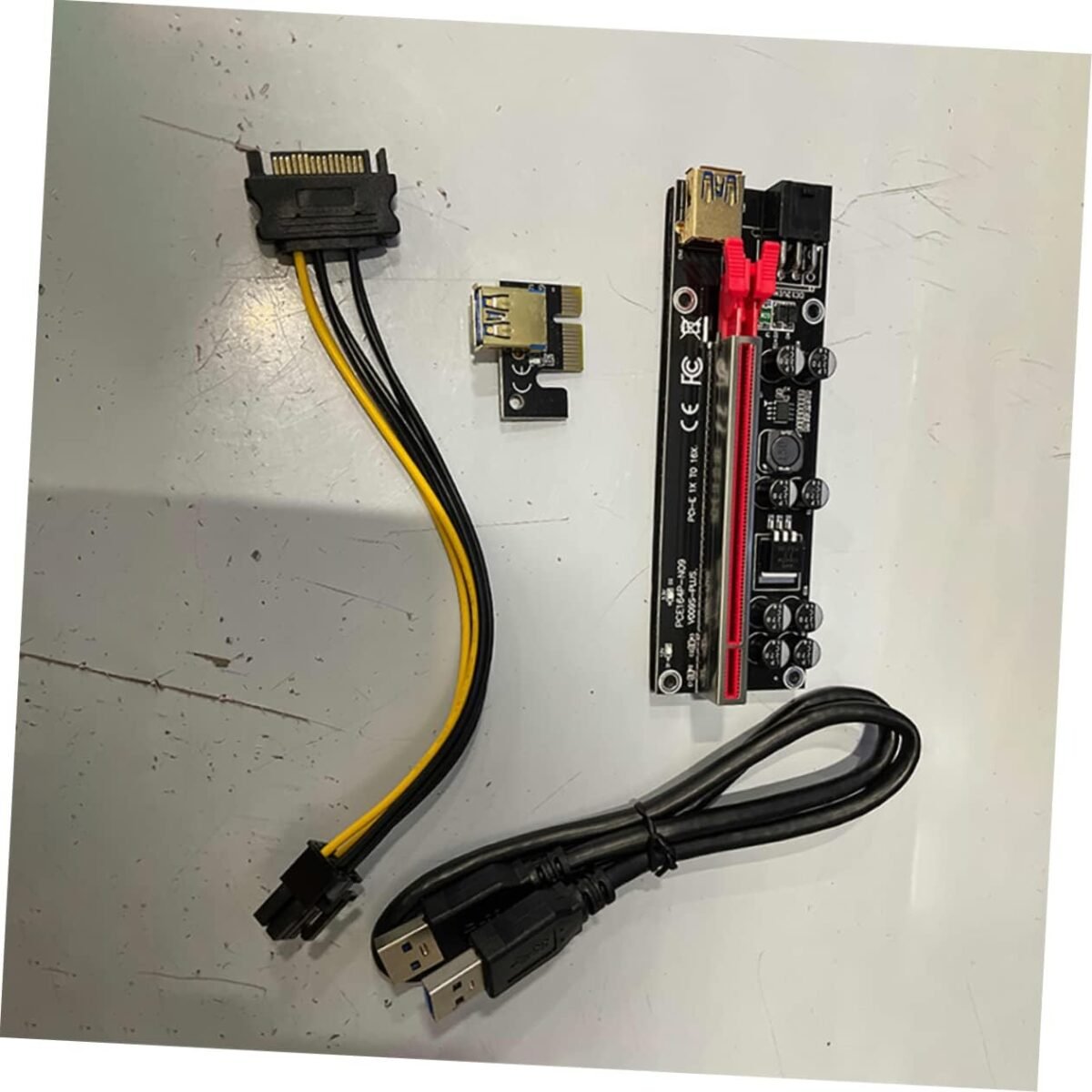 1747399453 6sets pci e to adapter riser card extender for gpu usb pci express ris.jpg