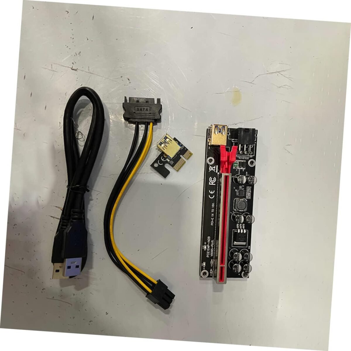 1747399456 6sets pci e to adapter riser card extender for gpu usb pci express ris.jpg