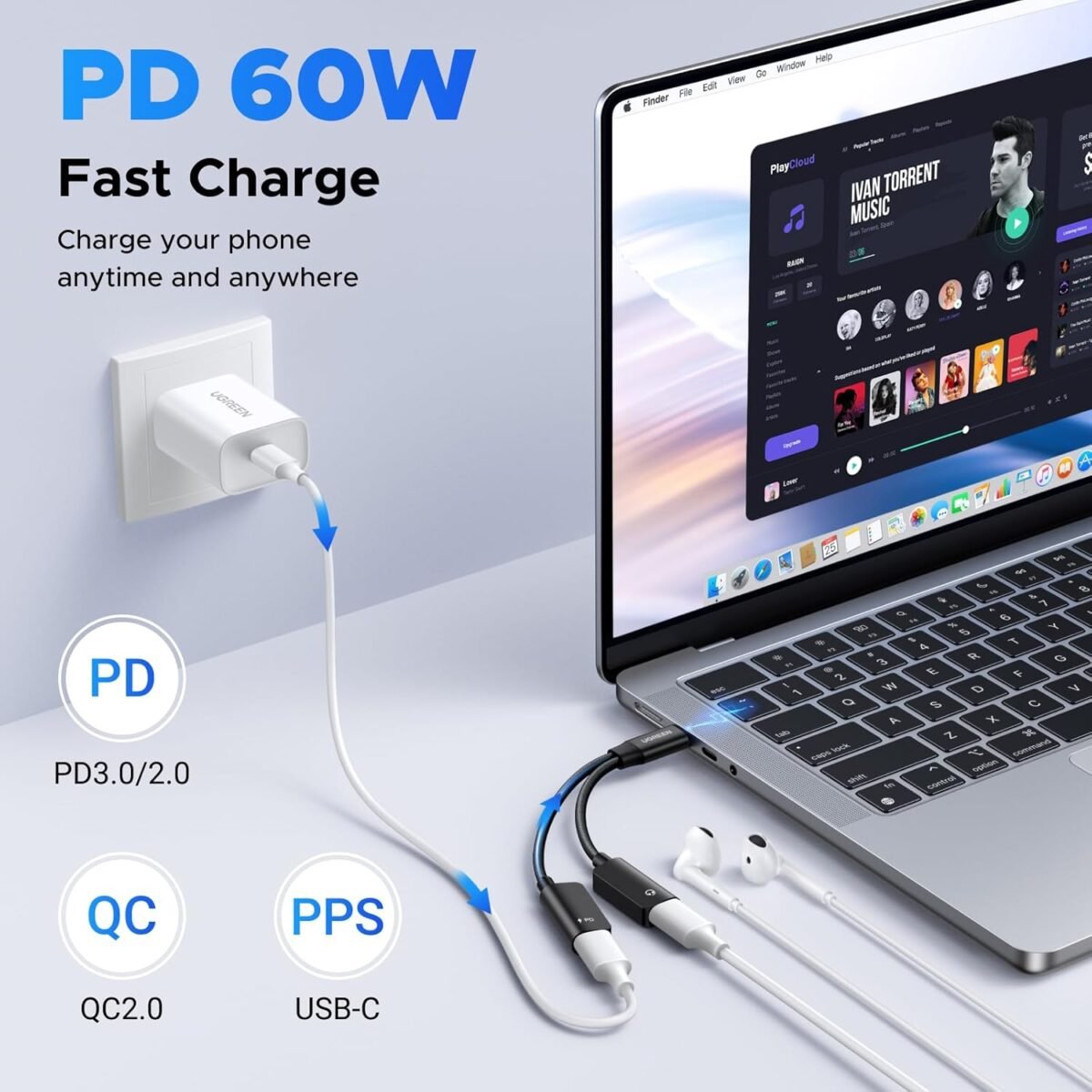 1747428726 ugreen magnetic usb c splitter 1 in 2 out dual usb c headphone and cha.jpg