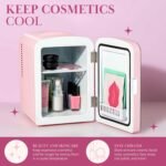 1747511352 paris hilton mini refrigerator and personal beauty fridge mirrored do.jpg
