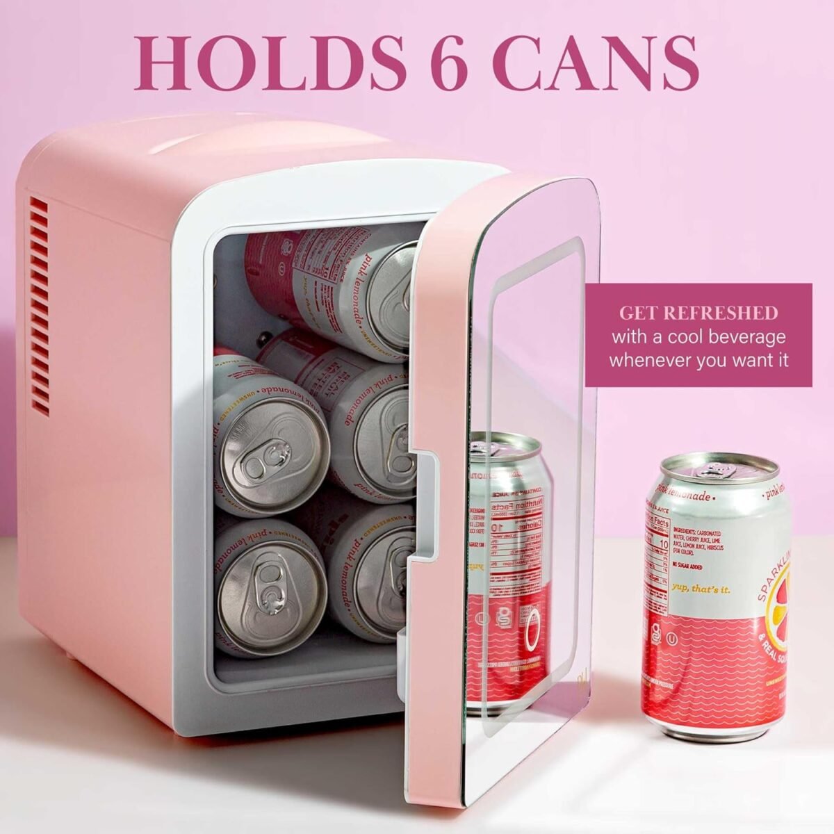 1747511353 paris hilton mini refrigerator and personal beauty fridge mirrored do.jpg