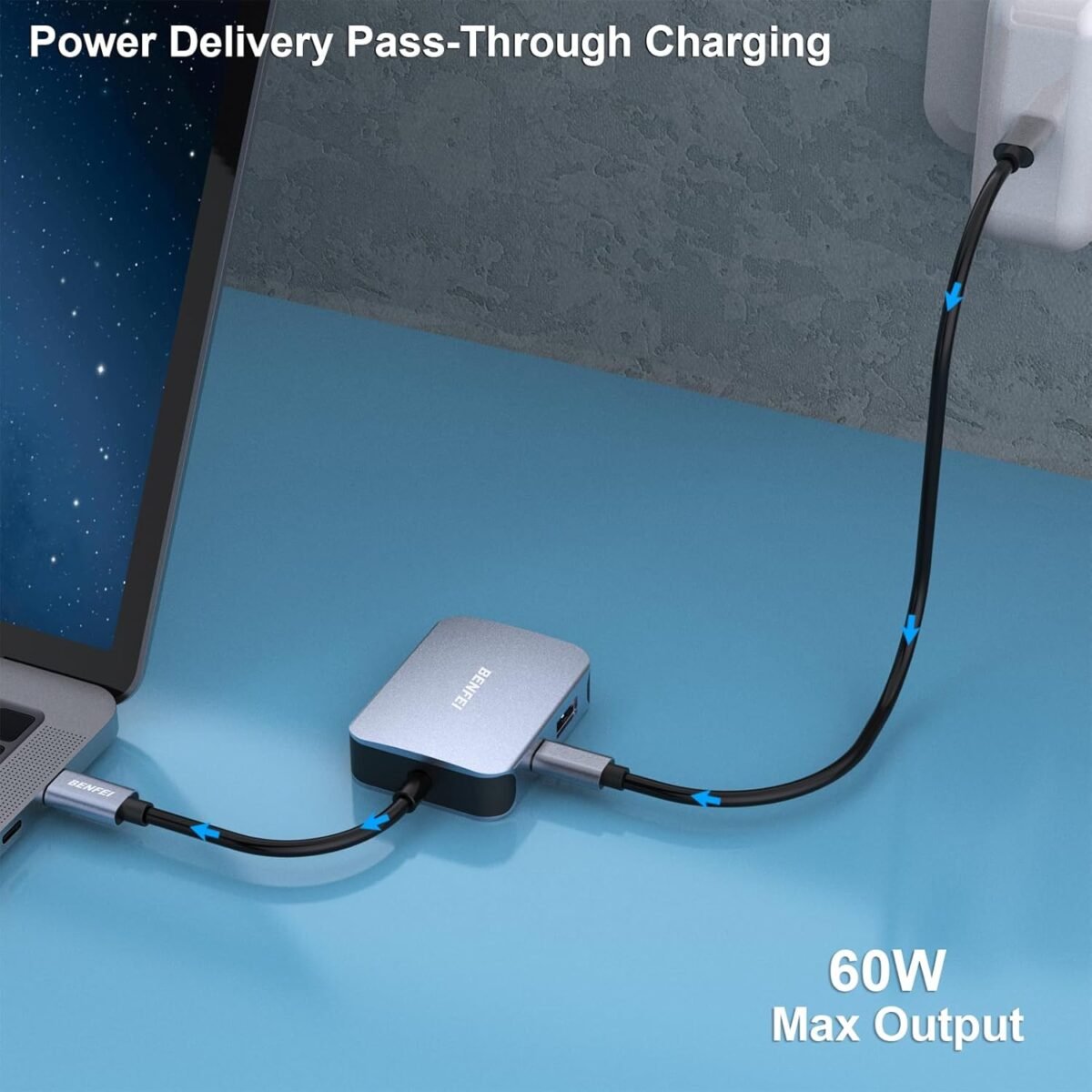 1747515218 benfei usb c hub 4 in 1 usb type c to hdmi vga adapter usb c to usb.jpg