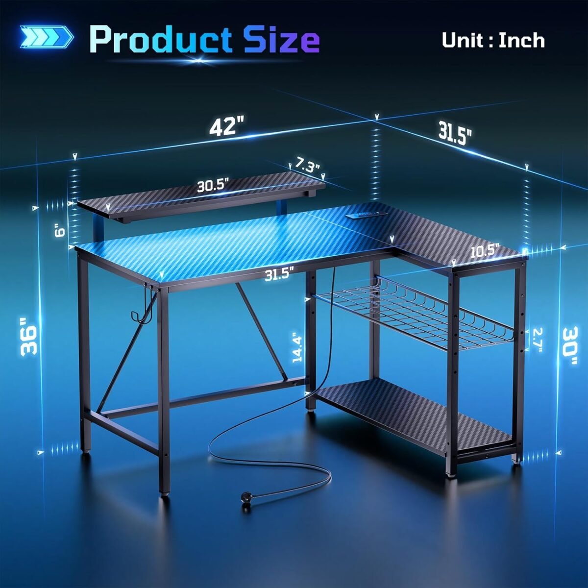 1747592487 bestier gaming desk with power outlets 42 l shaped gaming desk with.jpg