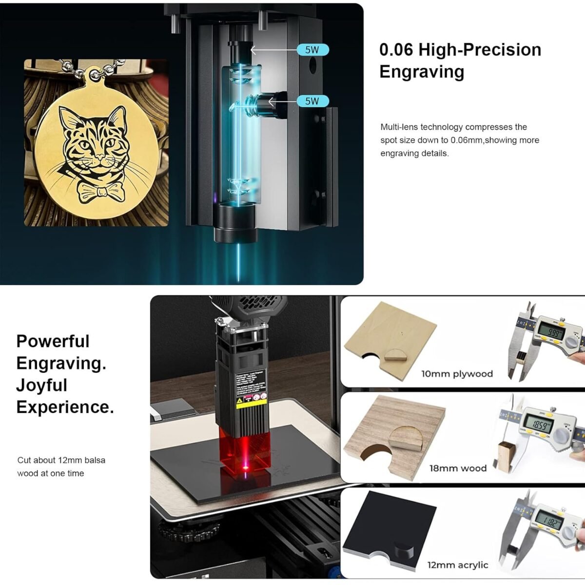 1747616186 creality laser engraver module kit 10w 455nm for metalwoodleatherac.jpg