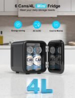 1747684299 crownful mini fridge 4 liter6 cans portable skincare fridge ac12v.jpg