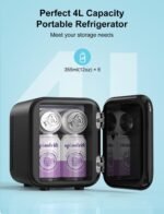 1747684303 crownful mini fridge 4 liter6 cans portable skincare fridge ac12v.jpg