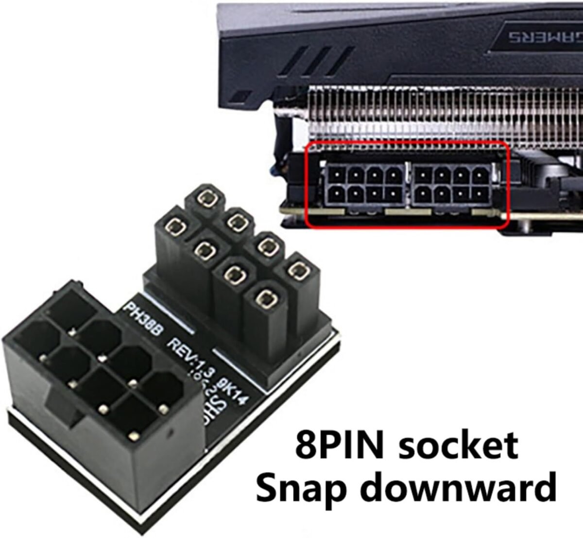 1747745881 gpu vga pcie 8pin power adapter gpu pcie 8pin 180 degree uturn power a.jpg