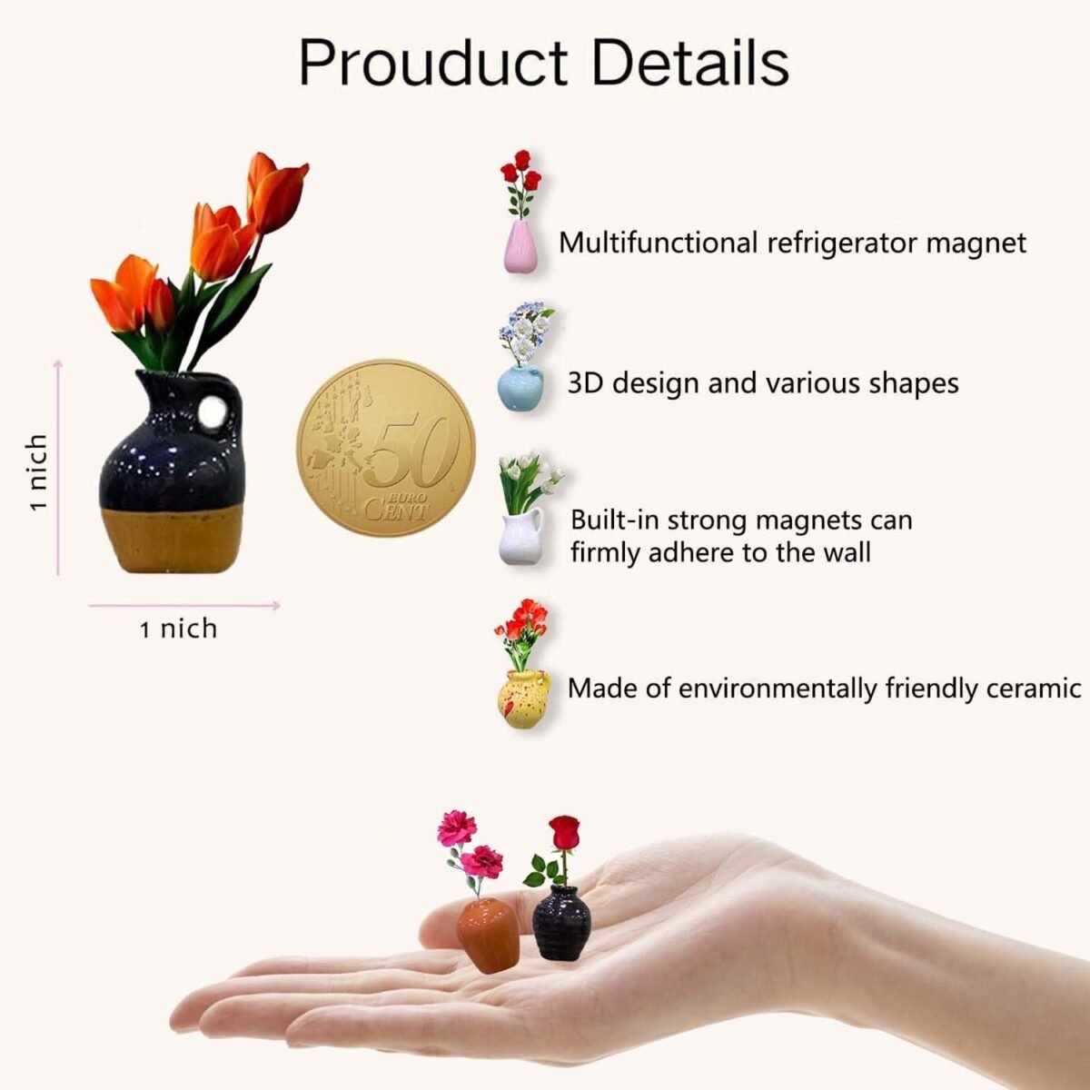 1747857236 mini vase magnets for fridge ceramic vase refrigerator magnets funny.jpg