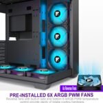 1748047547 f600 pc case pre installed 6 pwm argb fan atx mid tower gaming pc c.jpg