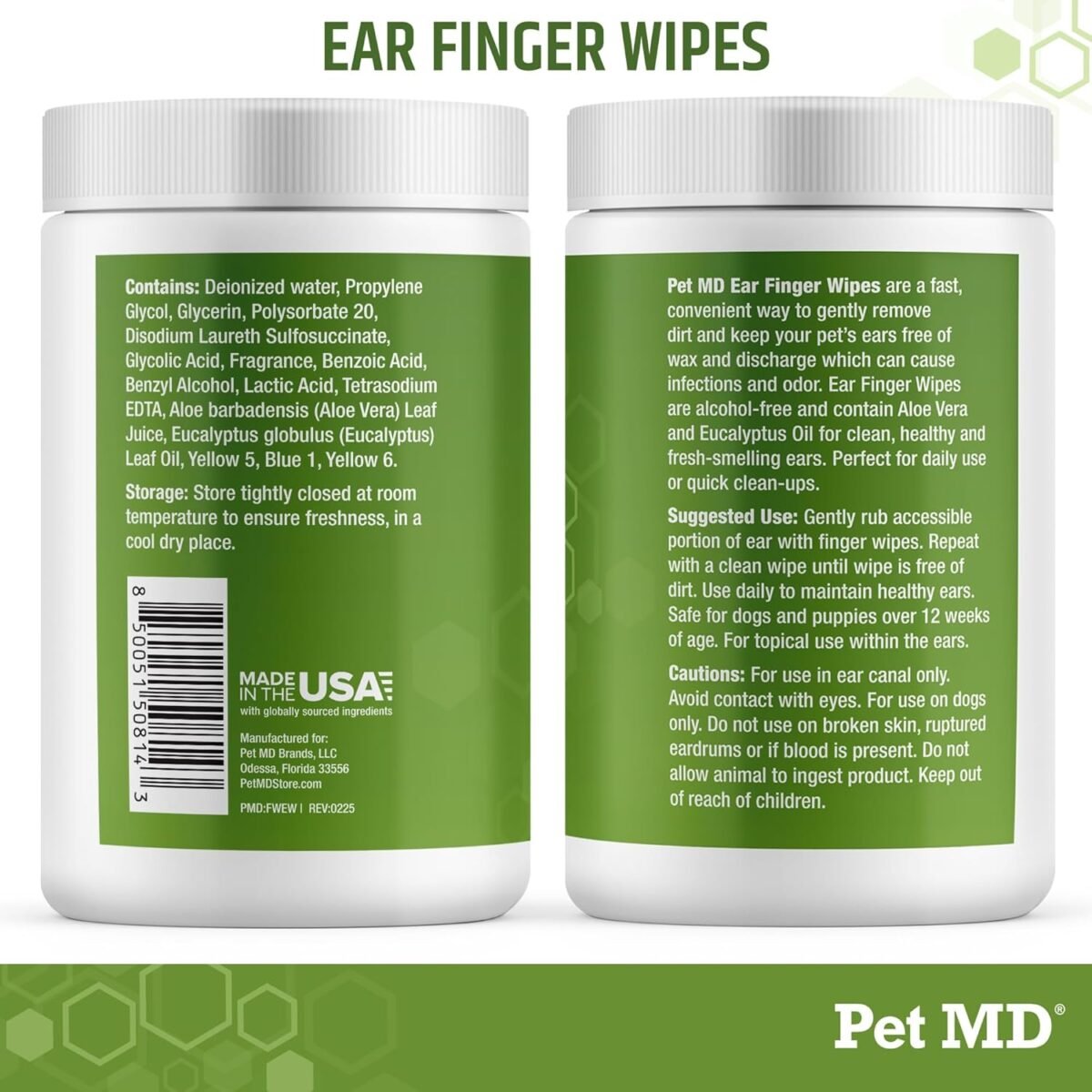 1748377861 pet md ear finger wipes for dogs extra coverage and large design w.jpg