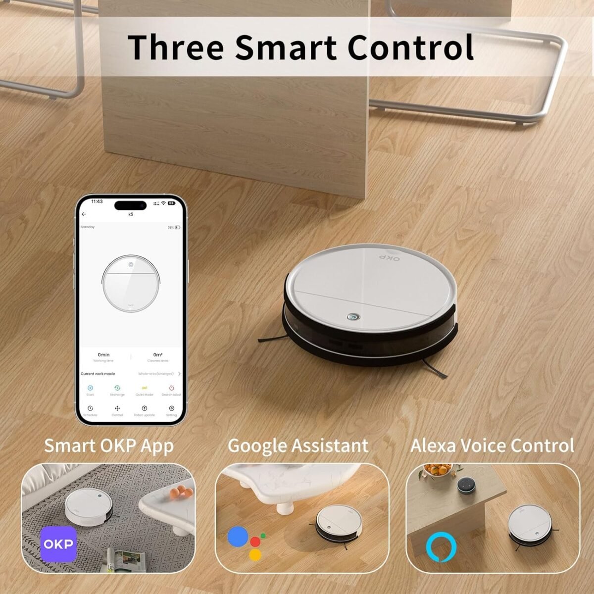 1748572064 okp robot vacuum cleaner 2500pa 120 min runtime robotic vacuum clean.jpg