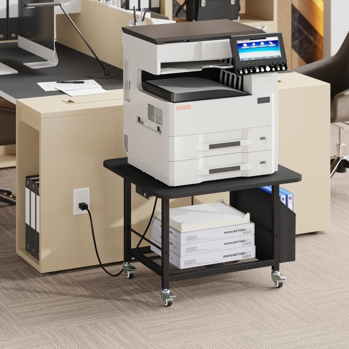 23.6×23.6 large priner stand with power outlet heavy duty printer c.jpg