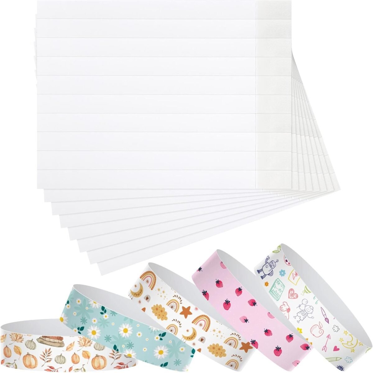 500 pcs printable wristbands for events white polyester wristbands for.jpg