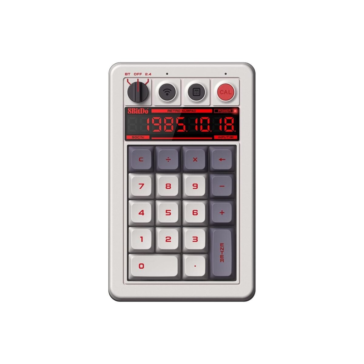 8bitdo retro 18 mechanical numpad supports calculator mode bluetooth.jpg