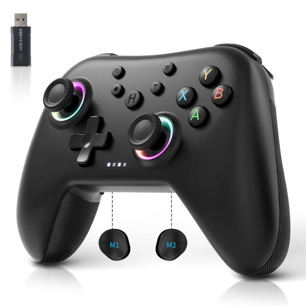 Acegamer aurora generation 2.4g wireless bluetooth controller for pca.jpg