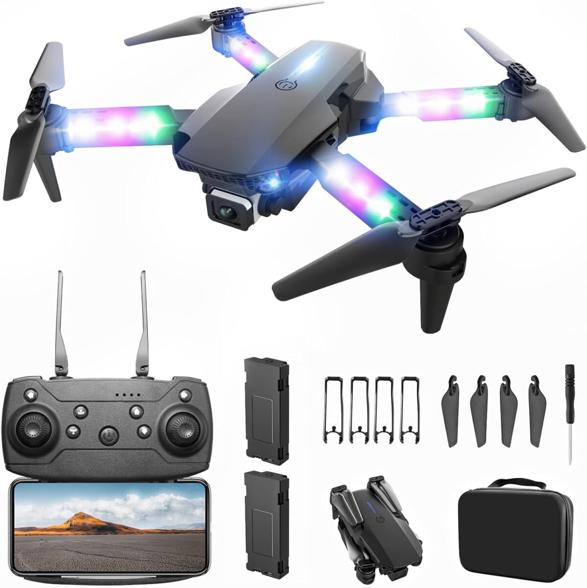 Bezgar drone with camera for kids 1080p hd fpv rc quadcopter with 90.jpg