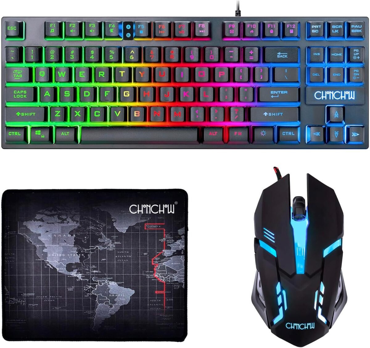 Chonchow 87 keys tkl gaming keyboard and mouse combo wired led rainbo.jpg