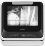 Comfee portable mini dishwasher countertop with 5l built in water tan.jpg