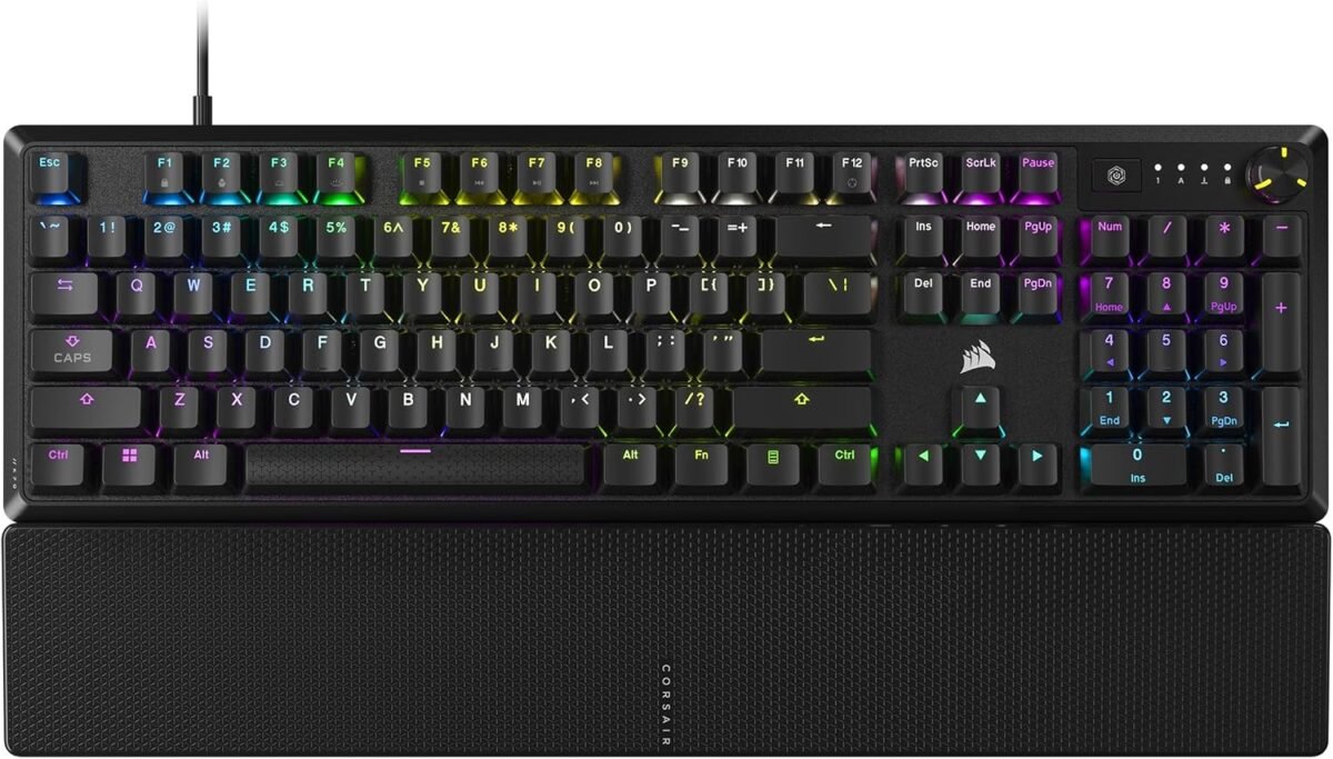 Corsair k70 core rgb mechanical wired gaming keyboard with palmrest –.jpg