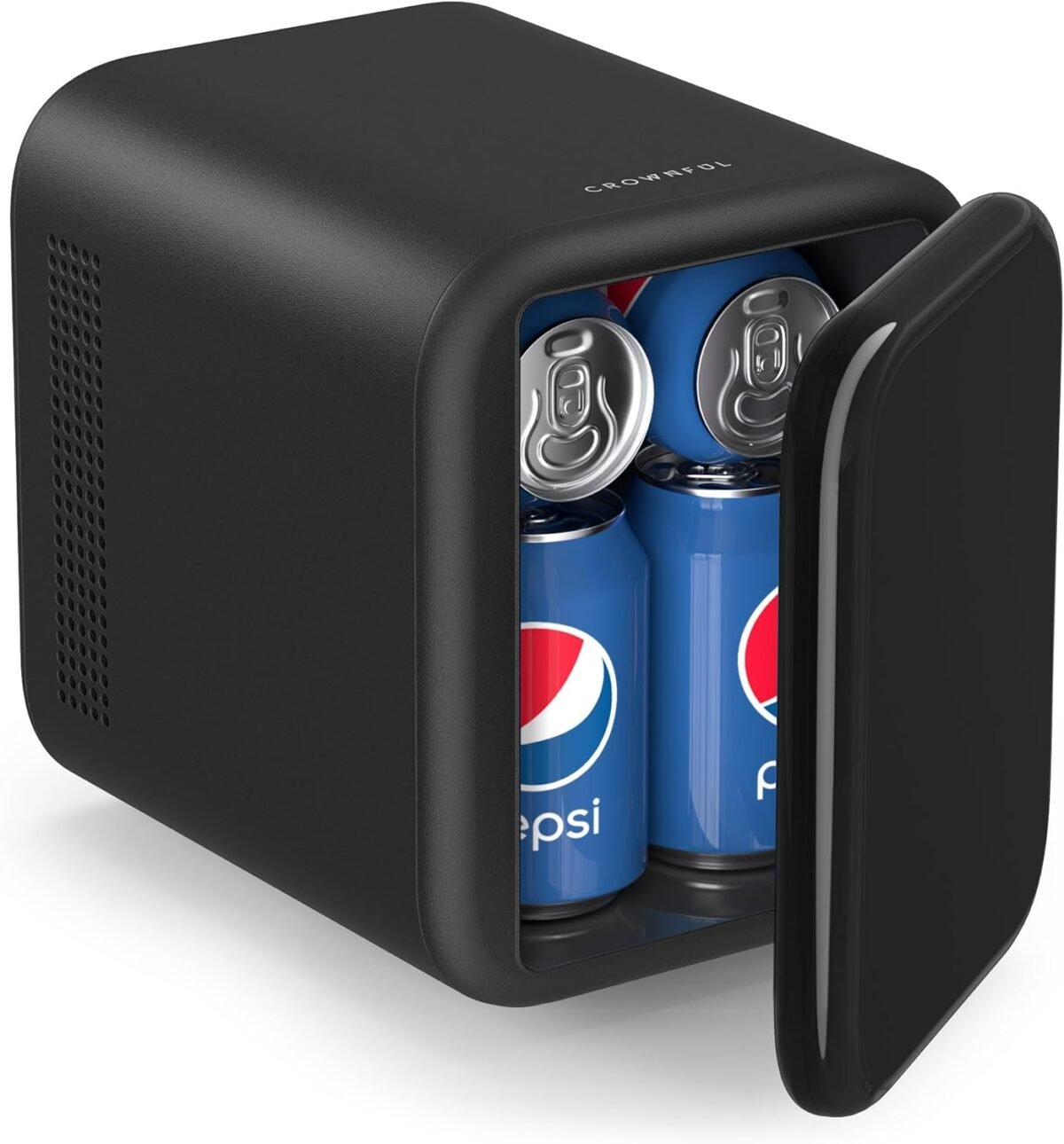 Crownful mini fridge 4 liter6 cans portable skincare fridge ac12v.jpg
