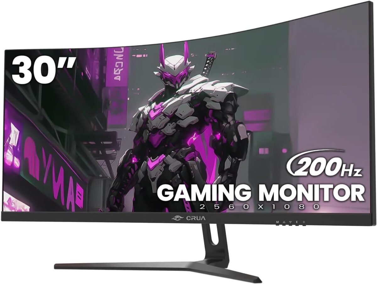 Crua 30 curved gaming monitor 165hz200hz computer monitor wfhd256.jpg