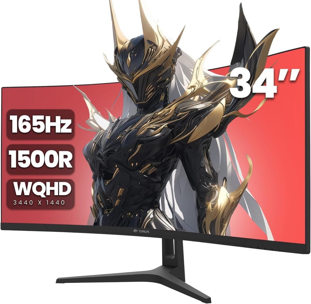 Crua 34 curved gaming monitor wqhd 3440x1440 144hz165hz computer m.jpg
