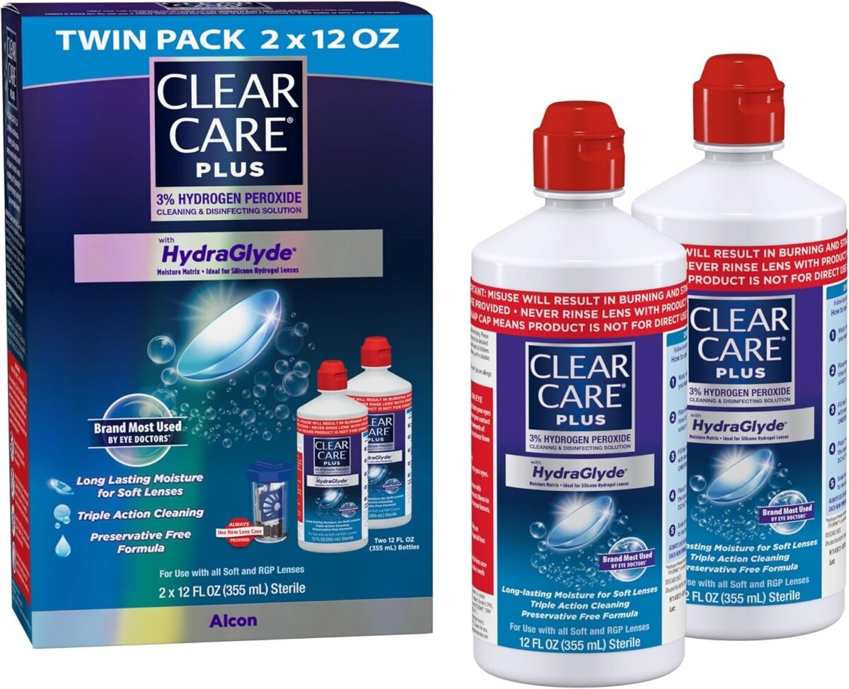 Clear care plus cleaning solution with lens case twin pack multi 12.jpg