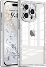 Clear glitter phone case for iphone 14 pro max girly luxury bling spa.jpg