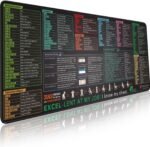 Excel shortcut keys mouse pad extended large xl cheat sheet gaming m.jpg