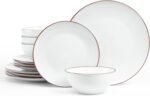 Famiware venus ceramic plates and bowls sets speckled dinnerware dish.jpg