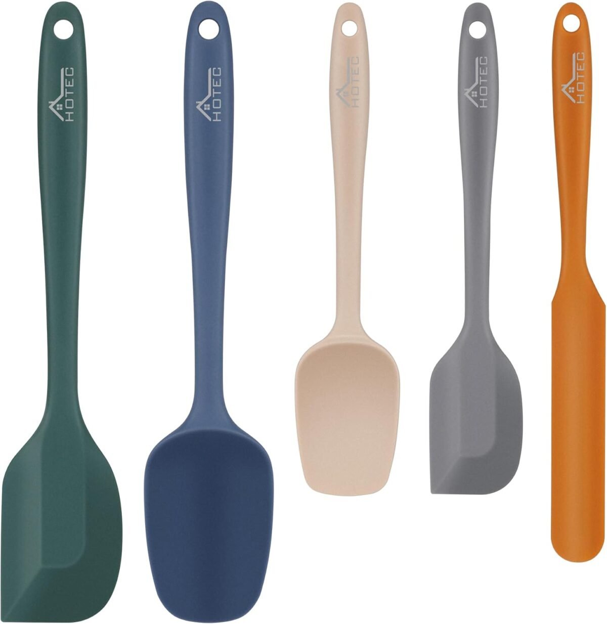 Hotec heat resistant 600℉ food grade silicone rubber spatula set for b.jpg