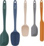 Hotec heat resistant 600℉ food grade silicone rubber spatula set for b.jpg
