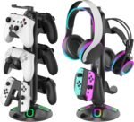 Headphone stand rgb controller stand 9 lighting modes headset holder w.jpg