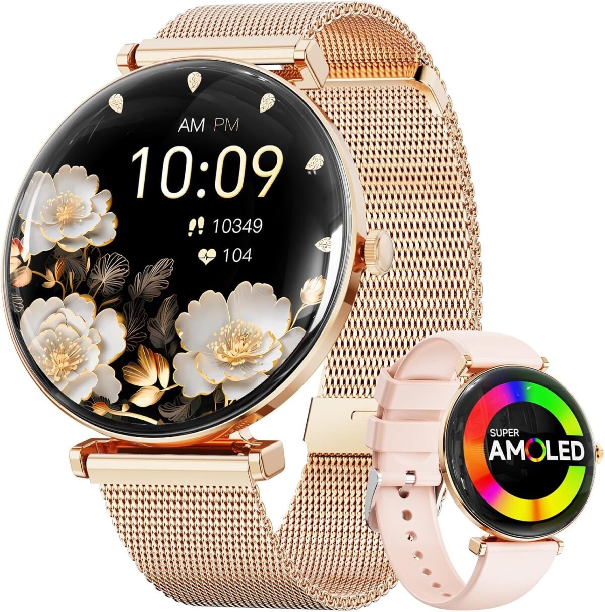 Hwagol smart watchcallmetal slim android iphone compatible1.43 mi.jpg